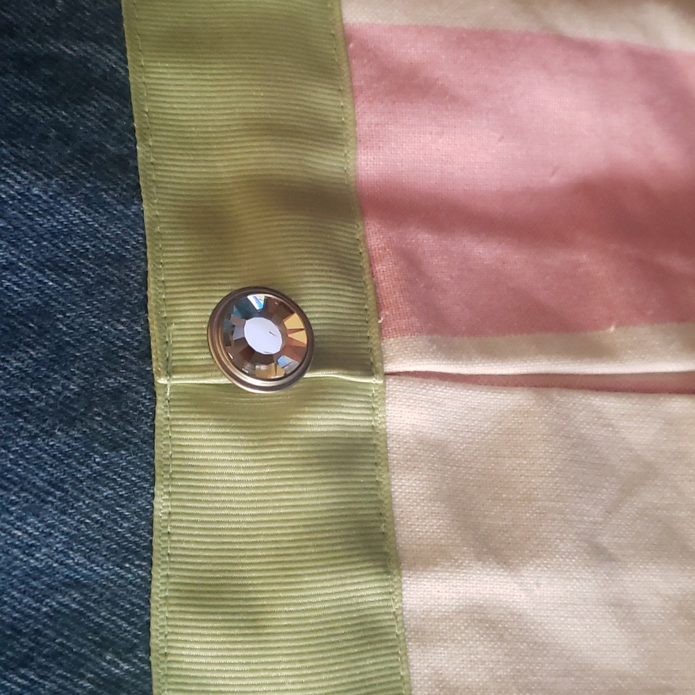 MOLLY B Size XL LEVI'S Custom Jeans with 3 Button Swarovski Crystal Button Fly - Picture 5 of 6
